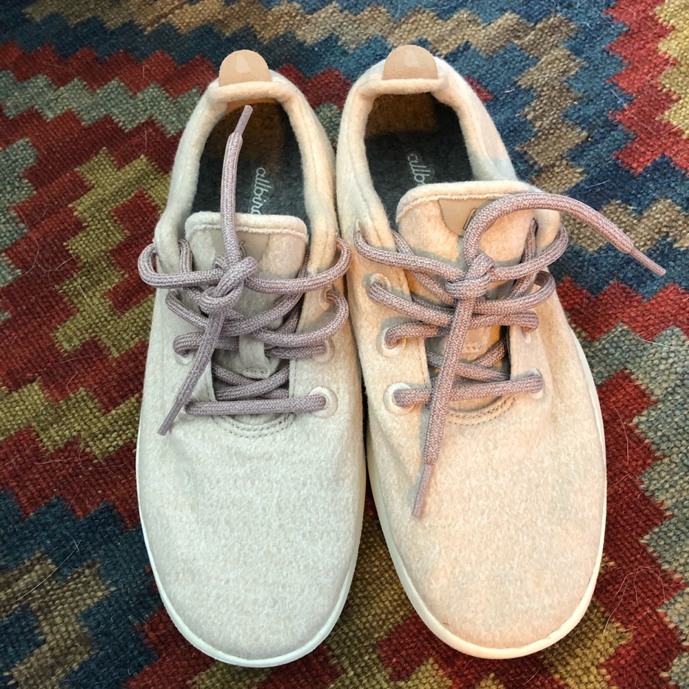 All Birds Blush Pink Size 9 Tennis Shoes